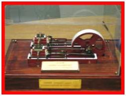 Model of Stuart Twin Victoria Air Engine